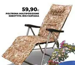Poltrona Multiposizione Imbottita Iris Fantasia Poltrona Multiposizione Imbottita Iris Fantasia