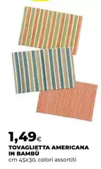 Tovaglietta Americana In Bambu Tovaglietta Americana In Bambu