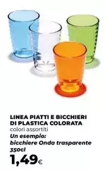 Linea Piatti E Bicchieri Di Plastica Colorata Linea Piatti E Bicchieri Di Plastica Colorata
