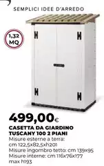 Garofalo - Casetta Da Giardino Tuscany 100 2 Piani