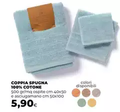 Coppia Spugna 100% Cotone
