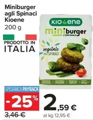 Kioene - Miniburger Agli Spinaci