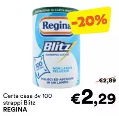 Regina - Carta Casa Blitz Regina - Carta Casa Blitz