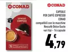 Conad - Capsule Per Caffè Espresso
