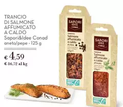 Cucina e Sapori - Trancio Di Salmone Affumicato A Caldo