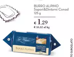 Alpino - Burro  Sapori&Dintorni