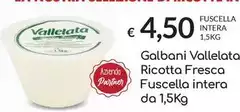 Vallelata - Gallani  Ricotta Fresca