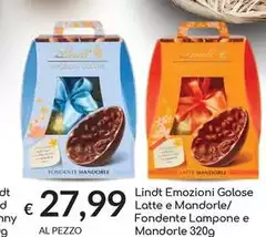 Lindt -  Emozioni Golose Latte E Mandorle