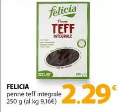 Felicia - Penne Teff Integrale