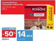 Caffe borbone - Capsule Compatibili A Modo Mio