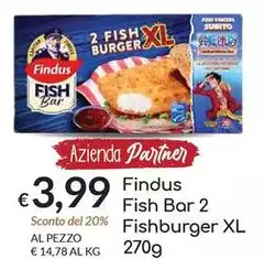 Findus - Fish Bar Fishburger Xl Findus - Fish Bar Fishburger Xl