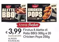 Findus -  Alette Di Pollo Bbq E Chicken Pops