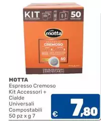 Motta - Espresso Cremoso Kit Accessori + Cialde Universali Compostabili