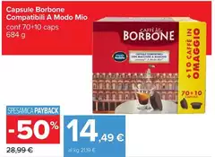 Caffe borbone - Capsule Compatibili A Modo Mio