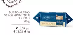 Alpino - Burro  Sapori&Dintorni