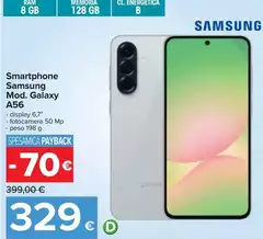 Samsung - Smartphone Mod. Galaxy A56 Samsung - Smartphone Mod. Galaxy A56