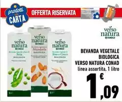 Conad - Bevanda Vegetale Biologica Verso Natura
