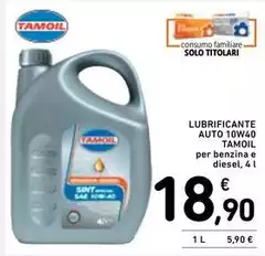 Tamoil - Lubrificante Auto 10W40