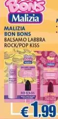 Malizia - Bon Bons Balsamo Labbra Rock/pop Kiss