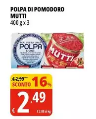 Mutti - Polpa Di Pomodoro