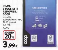 Coop - Risme E Foglietti Removibili