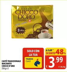 Chicco d'oro - Caffe Tradizionale Macinato