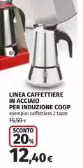Linea -  Caffettiere In Acciaio Per Induzione