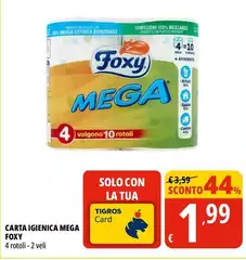 Foxy - Carta Igienica Mega Foxy - Carta Igienica Mega