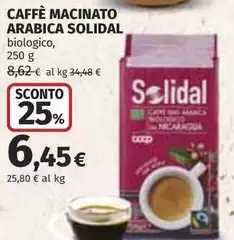 Libera Terra - Caffè Macinato Arabica Solidal