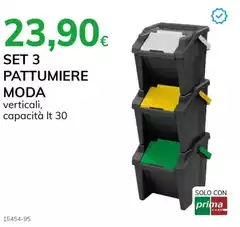 Solo - Set 3 Pattumiere Moda Solo - Set 3 Pattumiere Moda