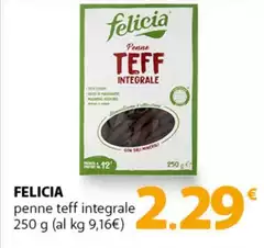 Felicia - Penne Teff Integrale