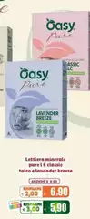 Oasy - Lettiera Minerale Pure 16 Classic Talco E Lavender Pressee