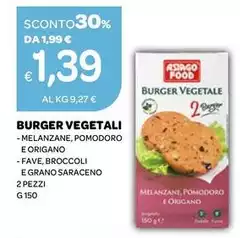Asiago - Burger Vegetali