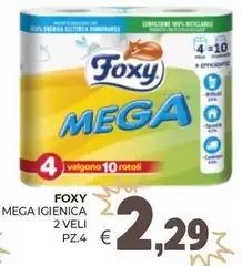 Foxy - Mega Igienica Foxy - Mega Igienica