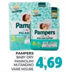 Pampers - Baby Dry Pannolini Mutandino Pampers - Baby Dry Pannolini Mutandino