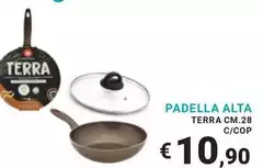 Padella Alta Terra Cm.28 C/Cop