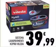 Vileda - Sistema Lavapavimenti H2pro