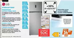 LG - GTBV44PYBKD Frigorifero Doppia Porta 70cm