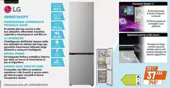 LG - GBBS726CPY Frigorifero Combinato Fit&Max 60cm