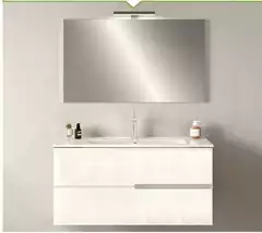 Mobile Da Bagno Sospeso Eva Fi Nitura Bianco Opaco Mobile Da Bagno Sospeso Eva Fi Nitura Bianco Opaco