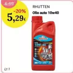 Rhütten - Olio Auto 10w40