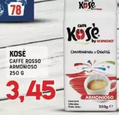 Kosè - Caffè Rosso Armonioso