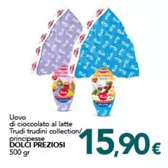 Dolci Preziosi - Uovo Di Cioccolato Al Latte Trudi Trudini Collection/ Principesse