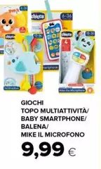 Pop - Topo Multiattività/ Baby Smartphone/balena/ Mike Il Microfono