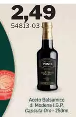 Ponti - Aceto Balsamico Di Modena I.G.P. Capsula Oro