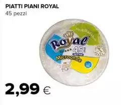 Royal - Piatti Piani