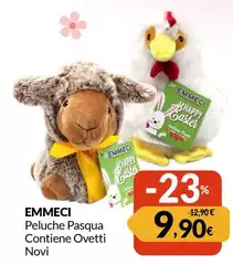 Emmeci - Peluche Pasqua Contiene Ovetti