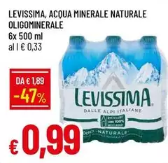 Levissima - Acqua Minerale Naturale Oligominerale