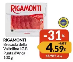 Rigamonti - Bresaola Della Valtellina I.G.P. Punta D'Anca