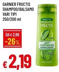 Garnier - Fructis Shampoo/Balsamo